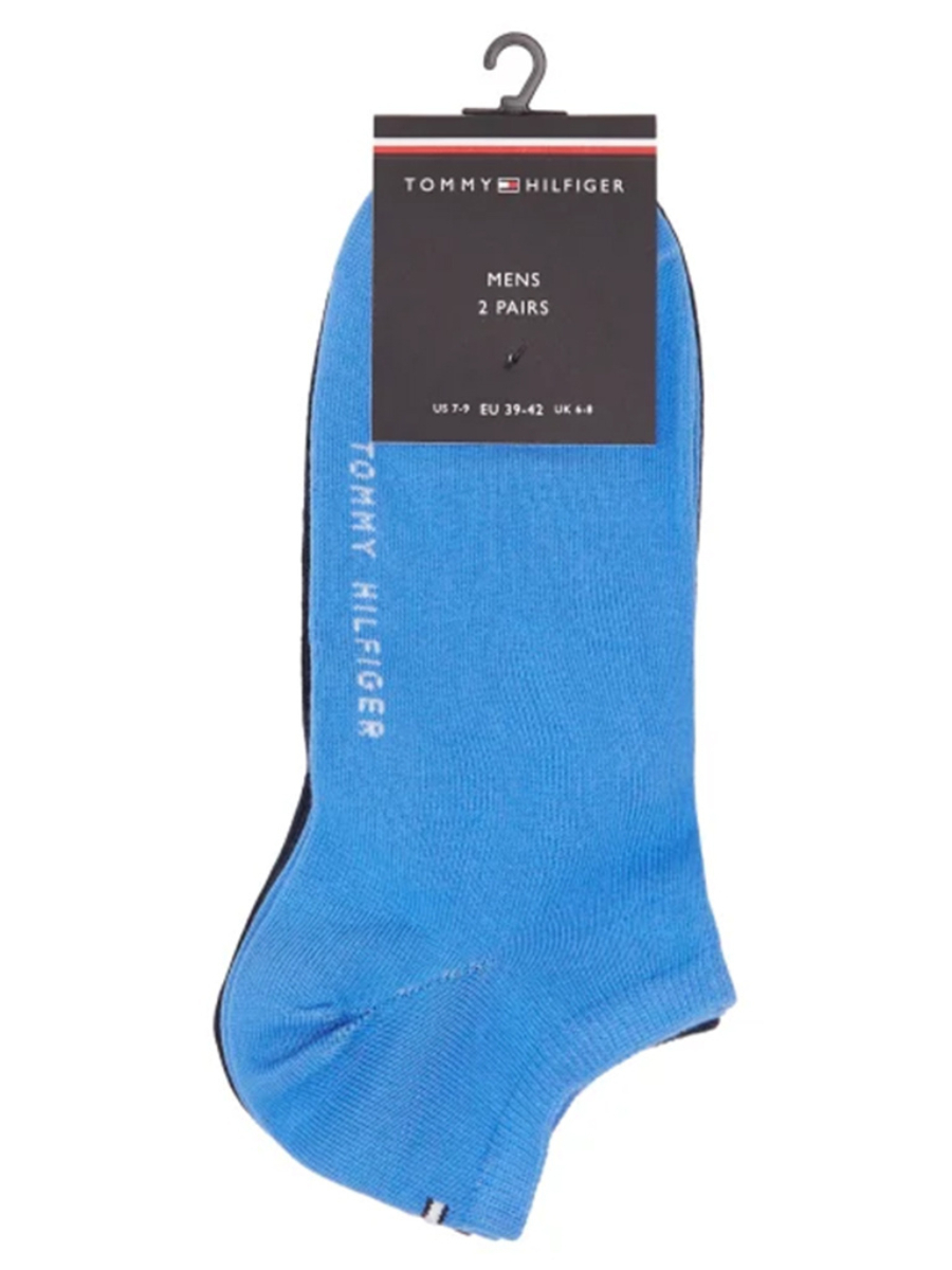 detail Tommy Hilfiger pánske modré ponožky 2pack