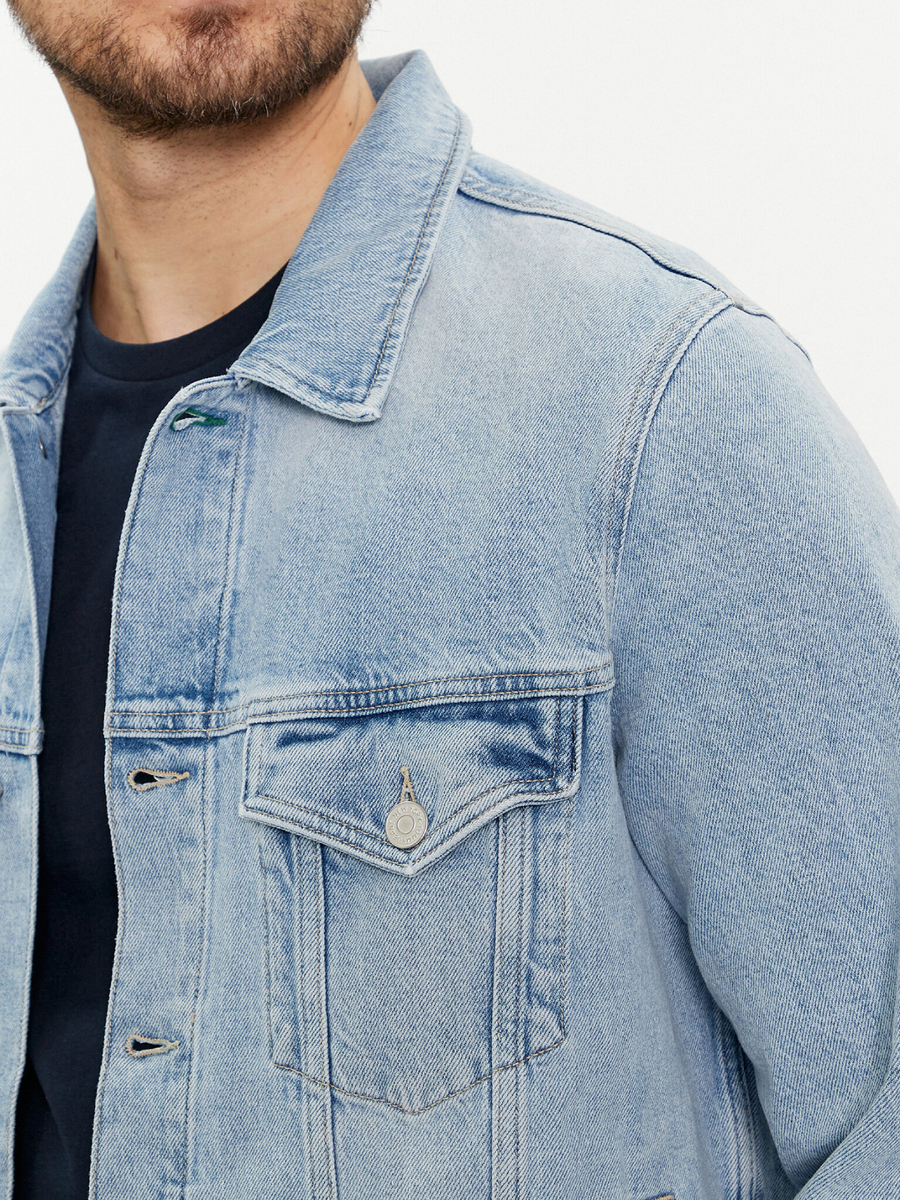 detail Tommy Jeans pánska džínsová bunda Ryan