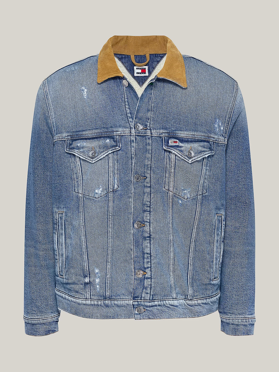 detail Tommy Jeans pánska džínsová bunda