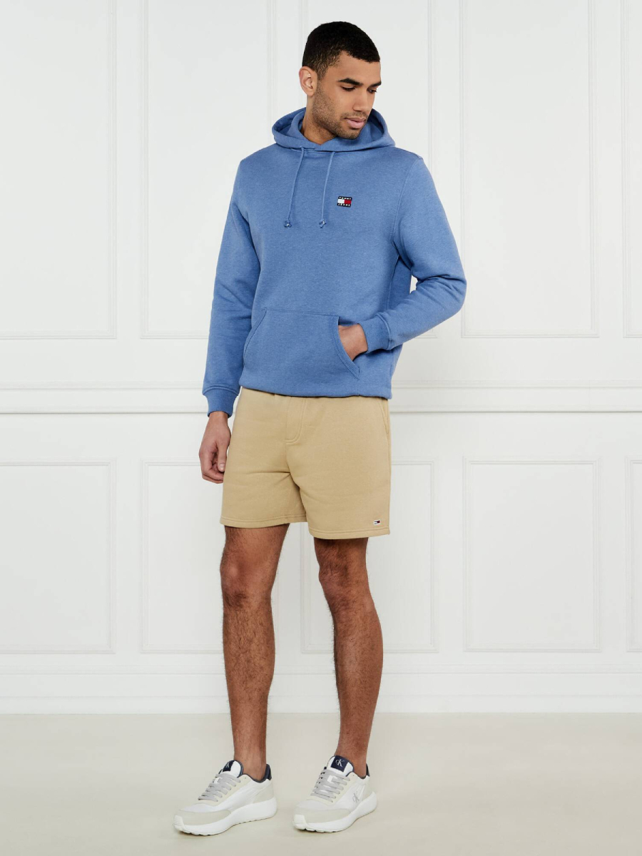 detail Tommy Jeans pánske béžové šortky