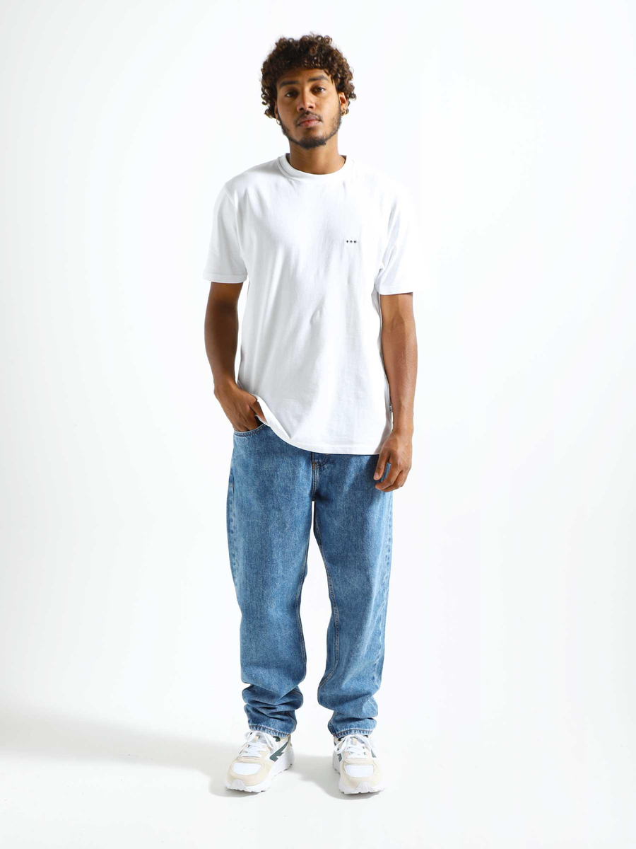 detail Tommy Jeans pánske modré džínsy