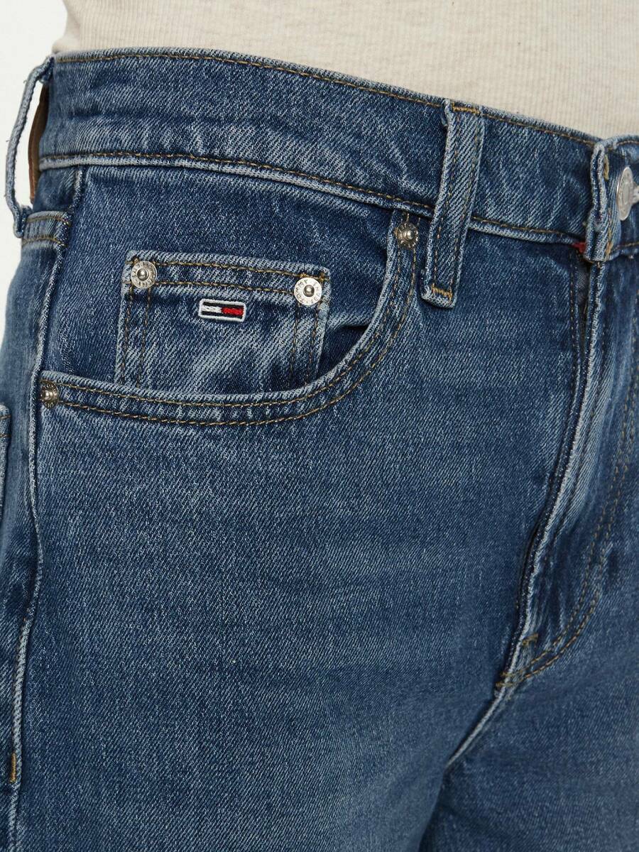 detail Tommy Jeans dámske modré džínsy