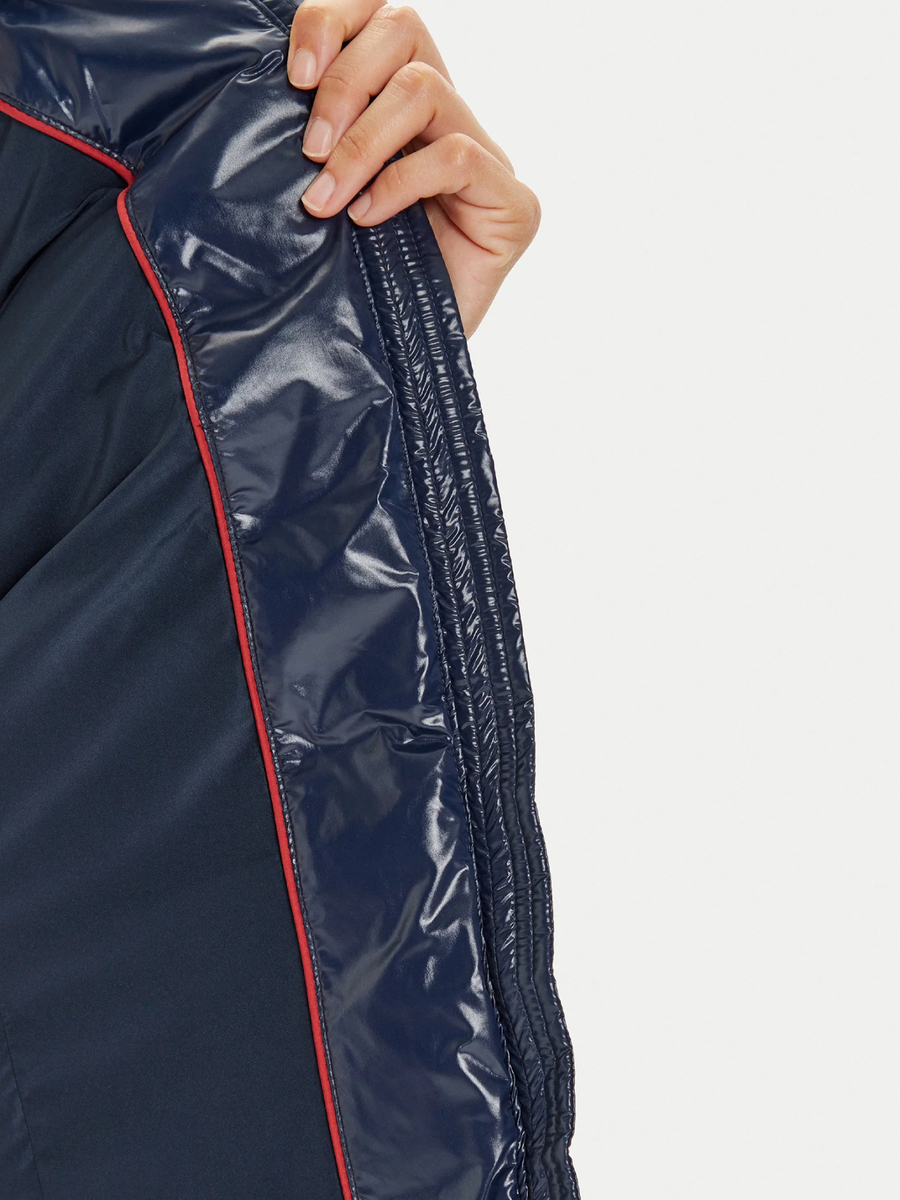 detail Tommy Jeans dámska modrá bunda