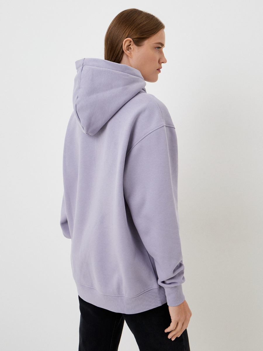 detail Calvin Klein dámská fialová mikina
