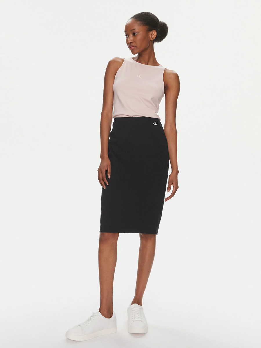 detail Calvin Klein dámsky ružový top