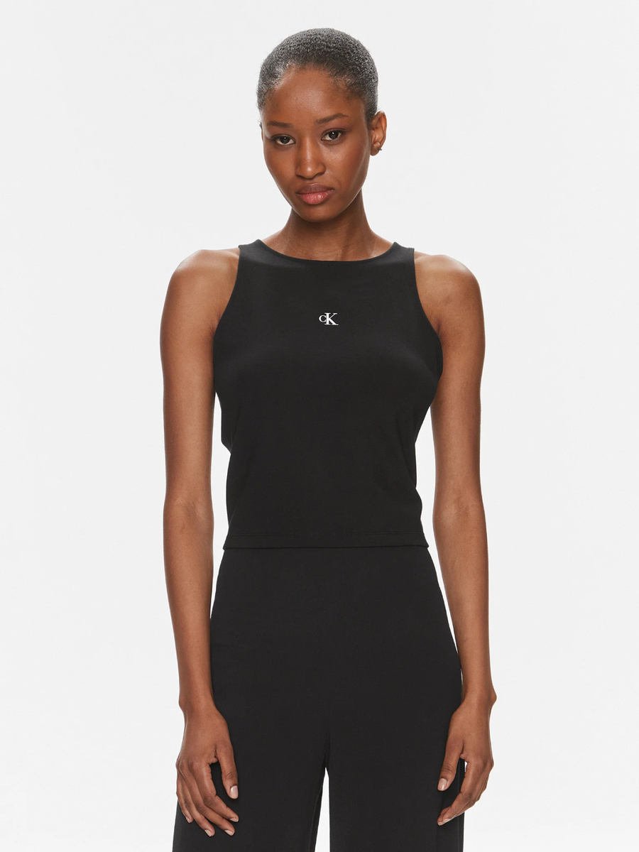 detail Calvin Klein dámsky čierny top
