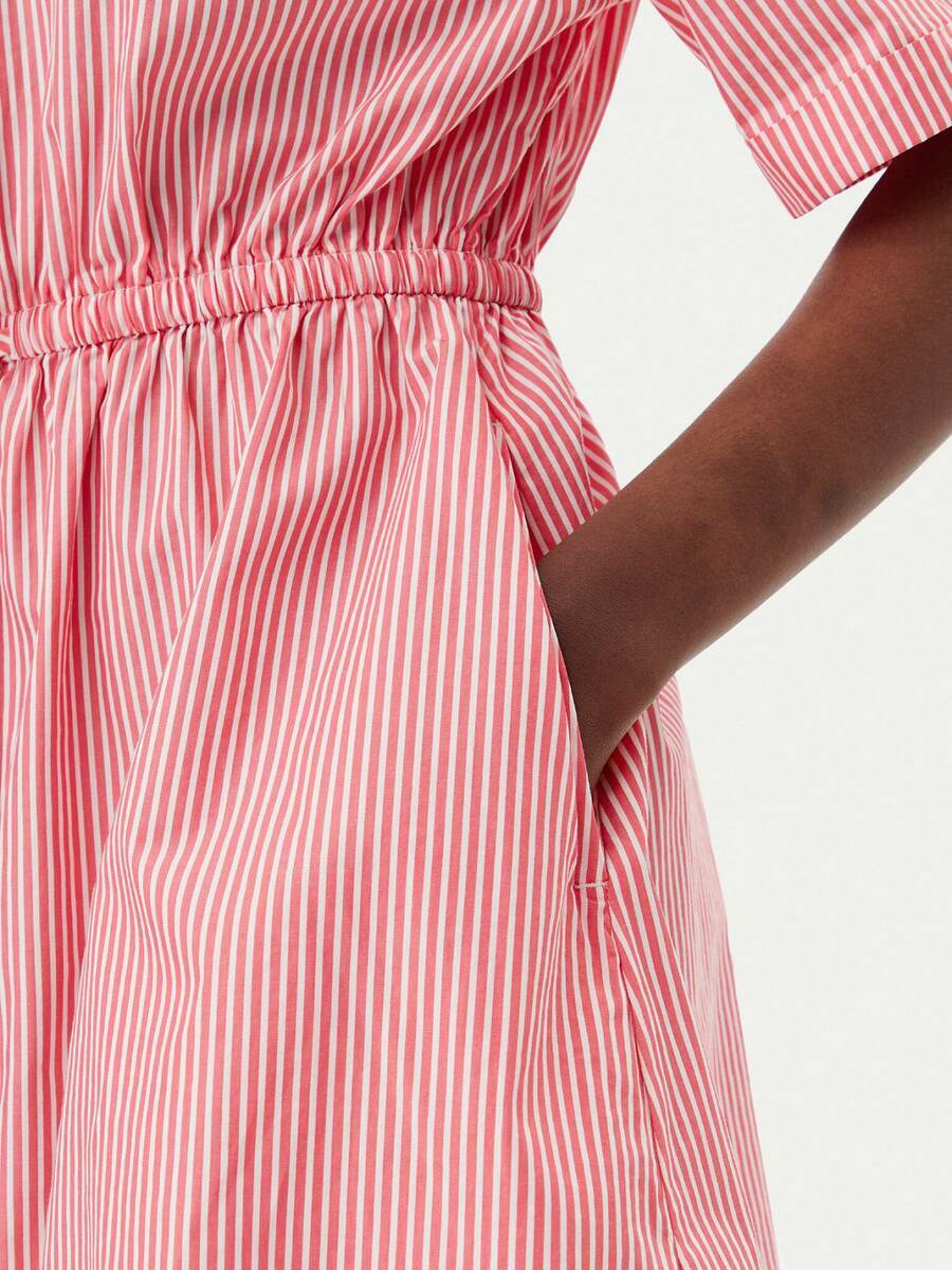 detail Tommy Jeans dámske pruhované šaty
