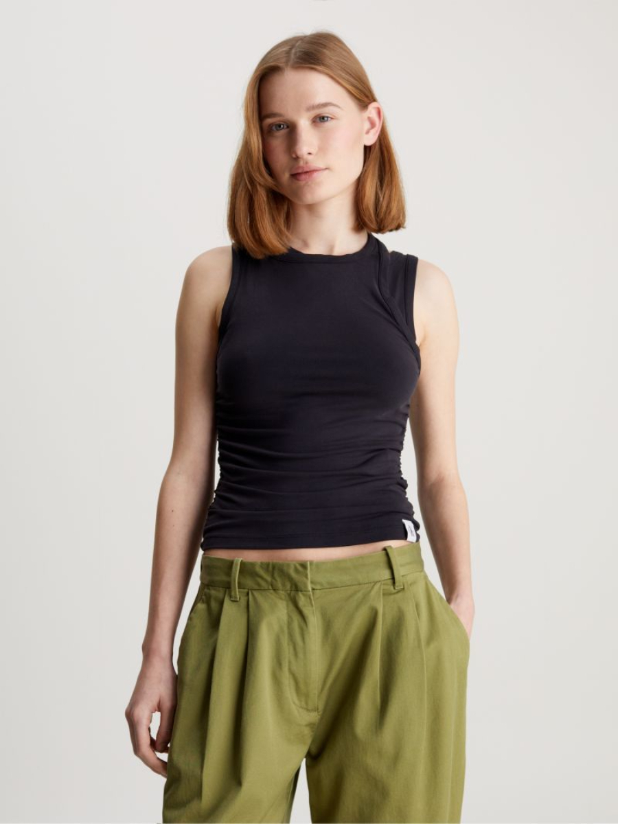 detail Calvin Klein dámsky čierny top