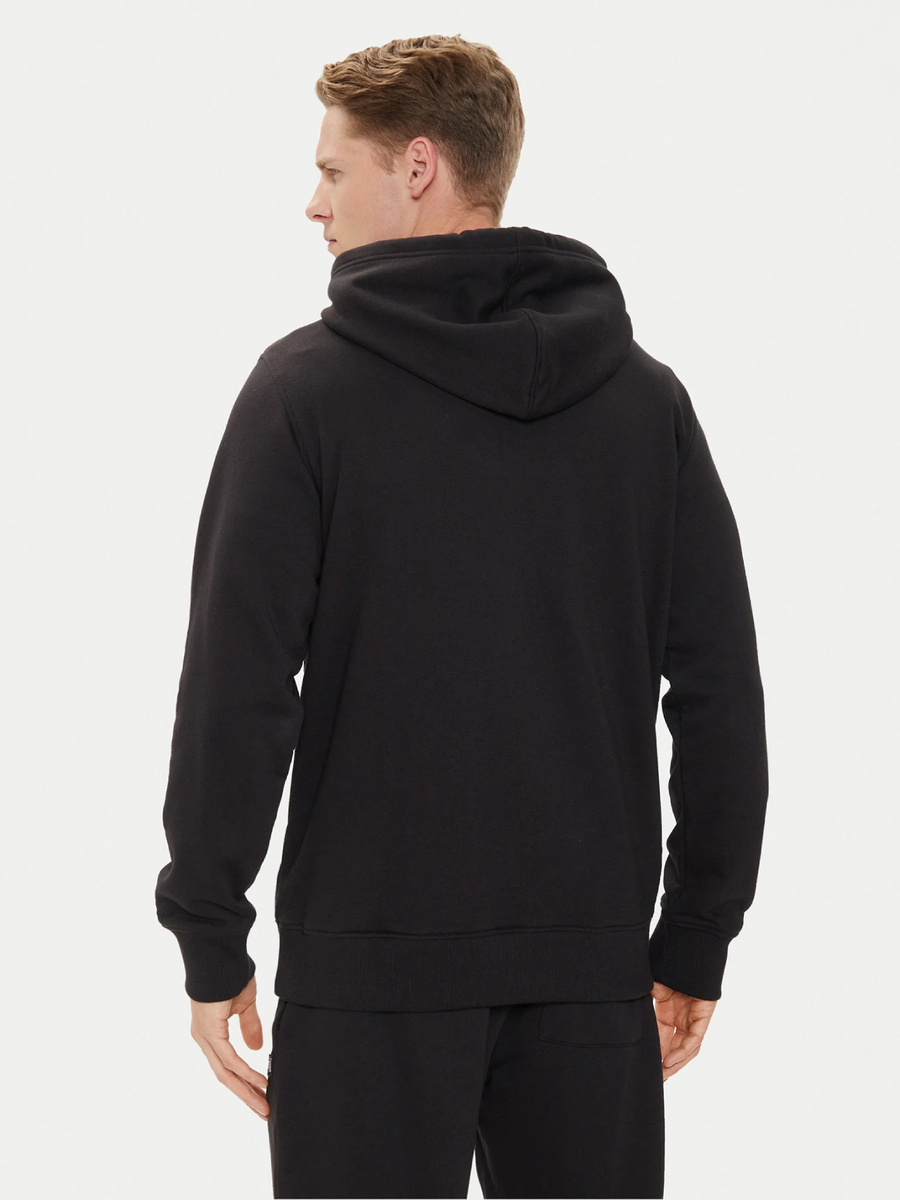 detail Calvin Klein pánska čierna mikina