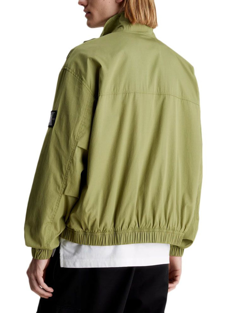 detail Calvin Klein pánska khaki prechodová bunda