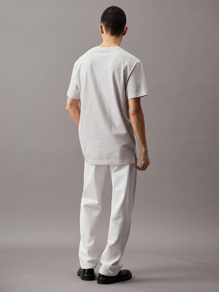 detail Calvin Klein pánske šedé tričko
