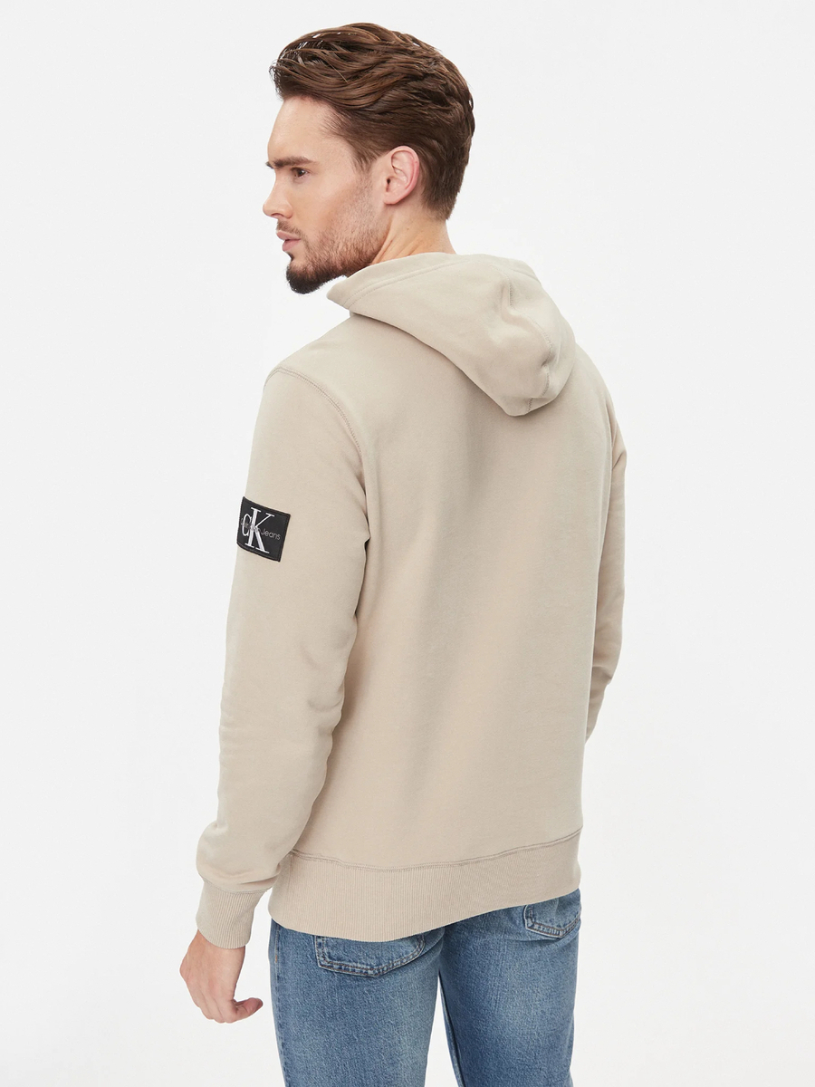 detail Calvin Klein pánská béžová mikina