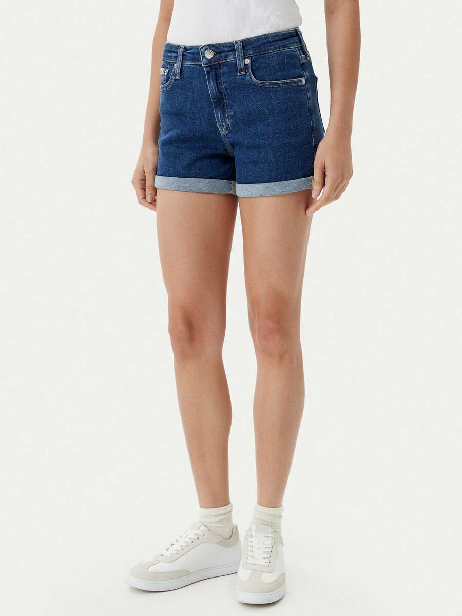 detail Calvin Klein dámske džínsové šortky