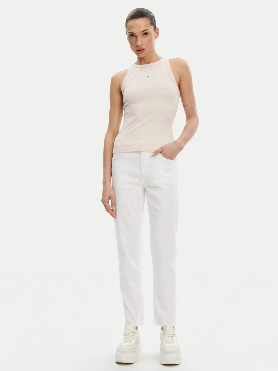detail Calvin Klein dámske ružové tielko