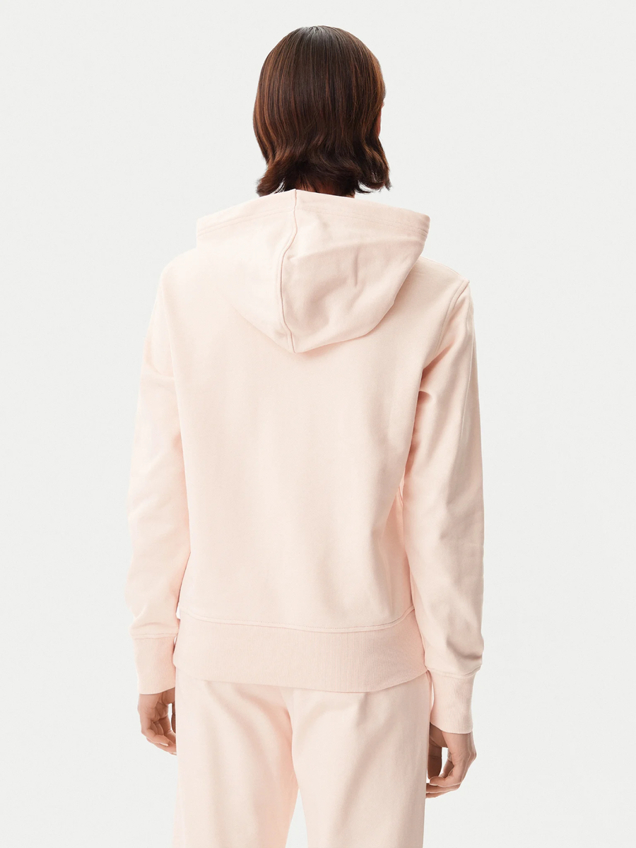 detail Calvin Klein dámska svetlo ružová mikina