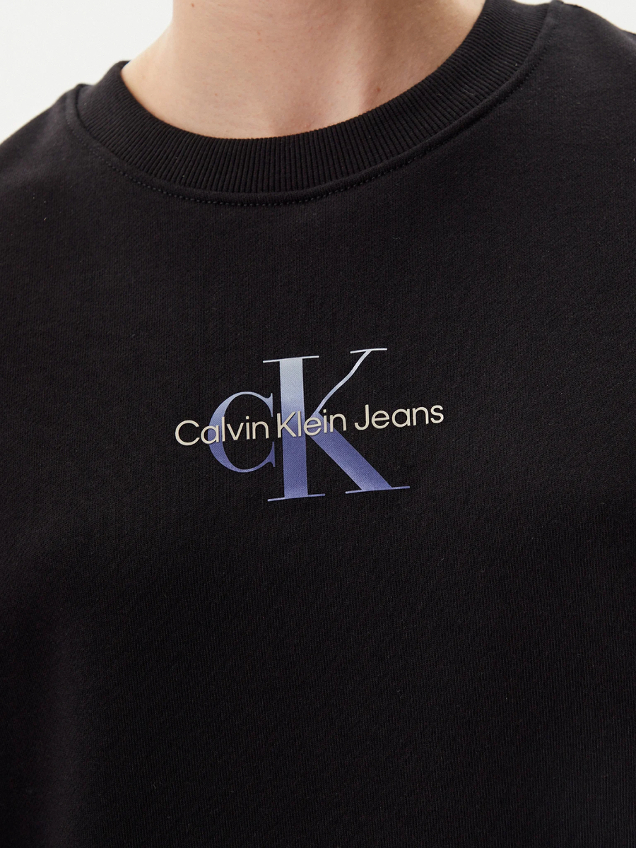 detail Calvin Klein dámska čierna mikina