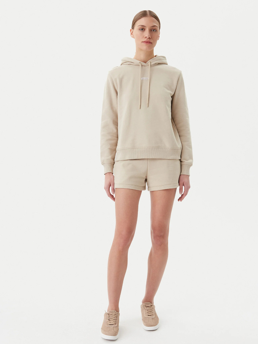 detail Calvin Klein dámska béžová mikina
