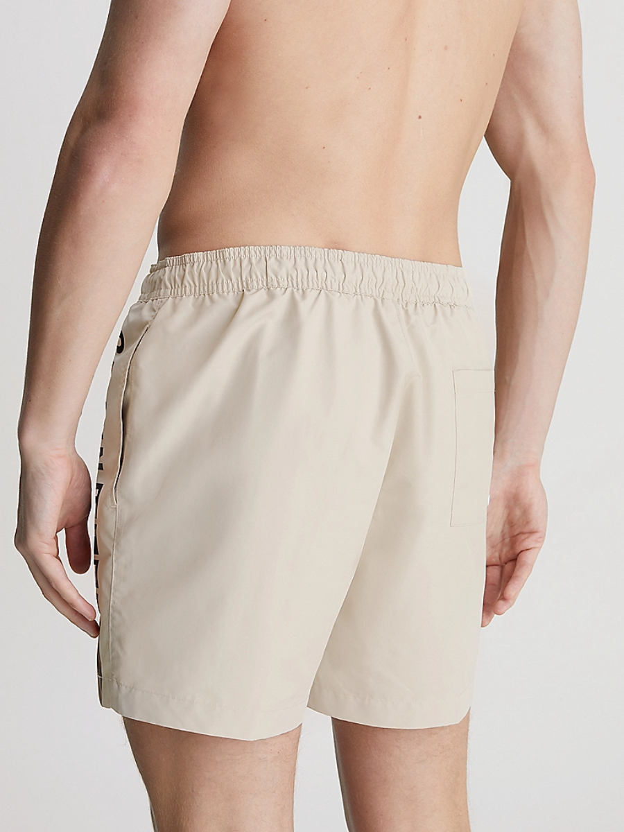 detail Calvin Klein pánske béžové plavky