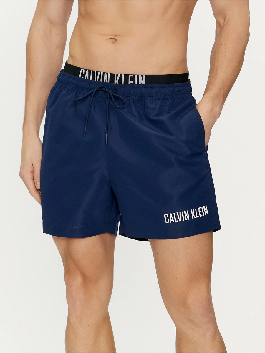 detail Calvin Klein pánske modré plavky