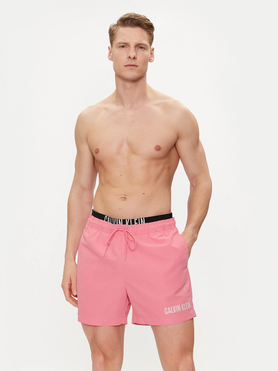 detail Calvin Klein pánske ružové plavky
