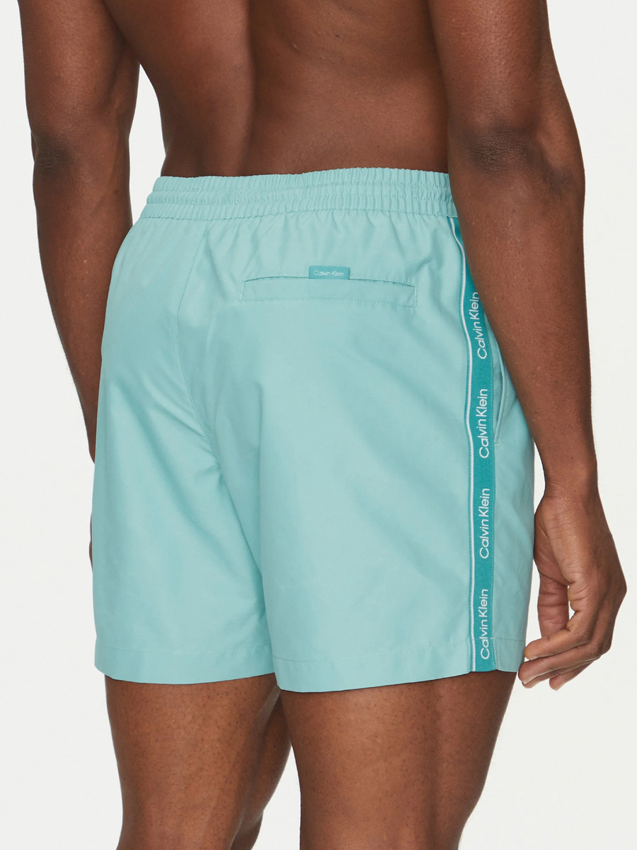 detail Calvin Klein pánske tyrkysové plavky