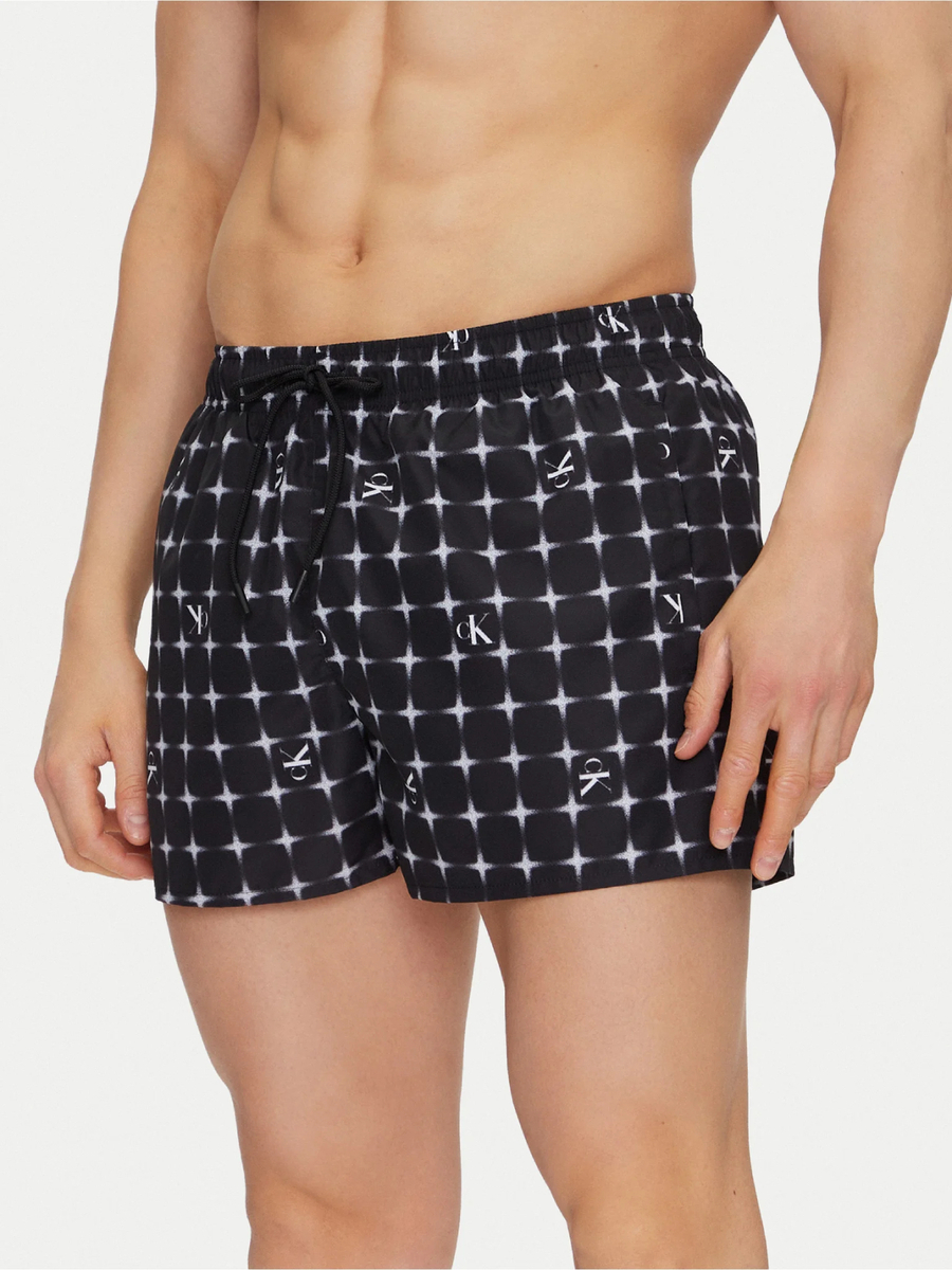 detail Calvin Klein pánske čierne plavky