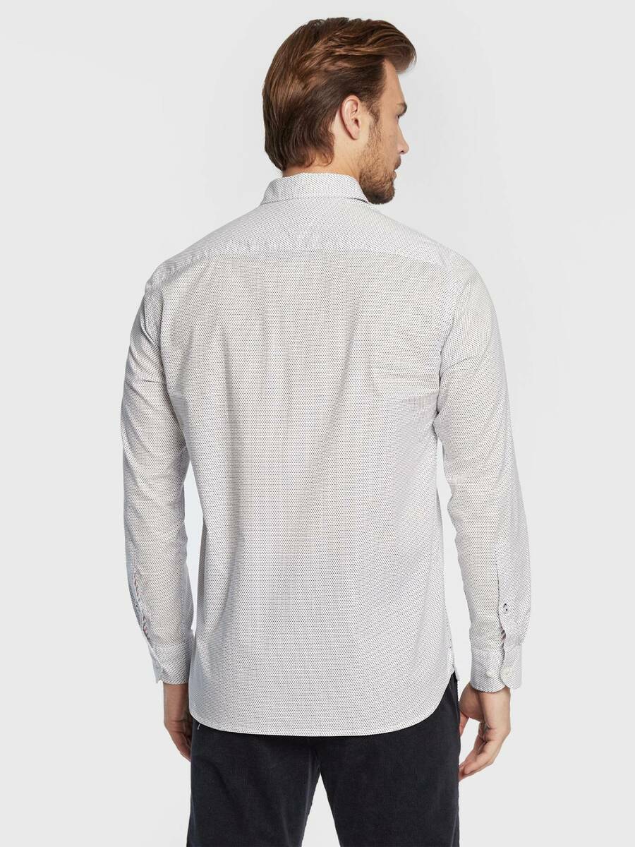 detail Tommy Hilfiger pánska biela košeľa 