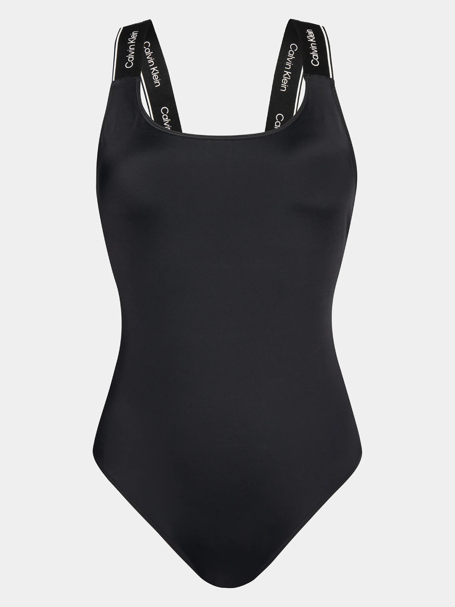 detail Calvin Klein dámske čierne jednodielne plavky