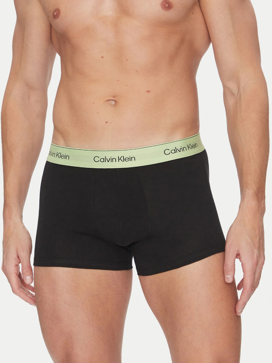 detail Calvin Klein pánske čierne boxerky 3 pack