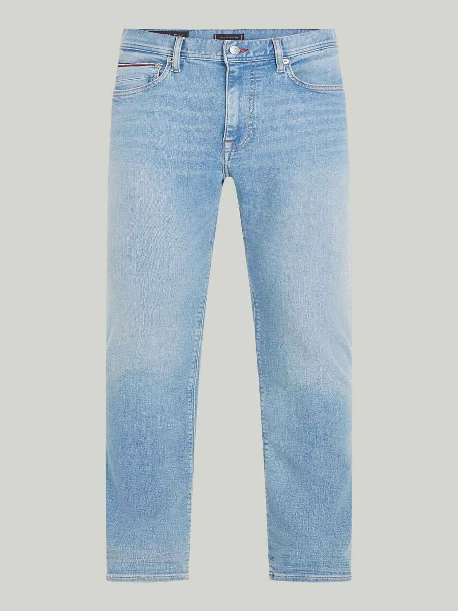detail Tommy Hilfiger pánske svetlo modré džínsy Bleecker