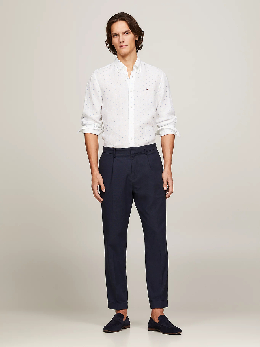 detail Tommy Hilfiger pánska biela košeľa