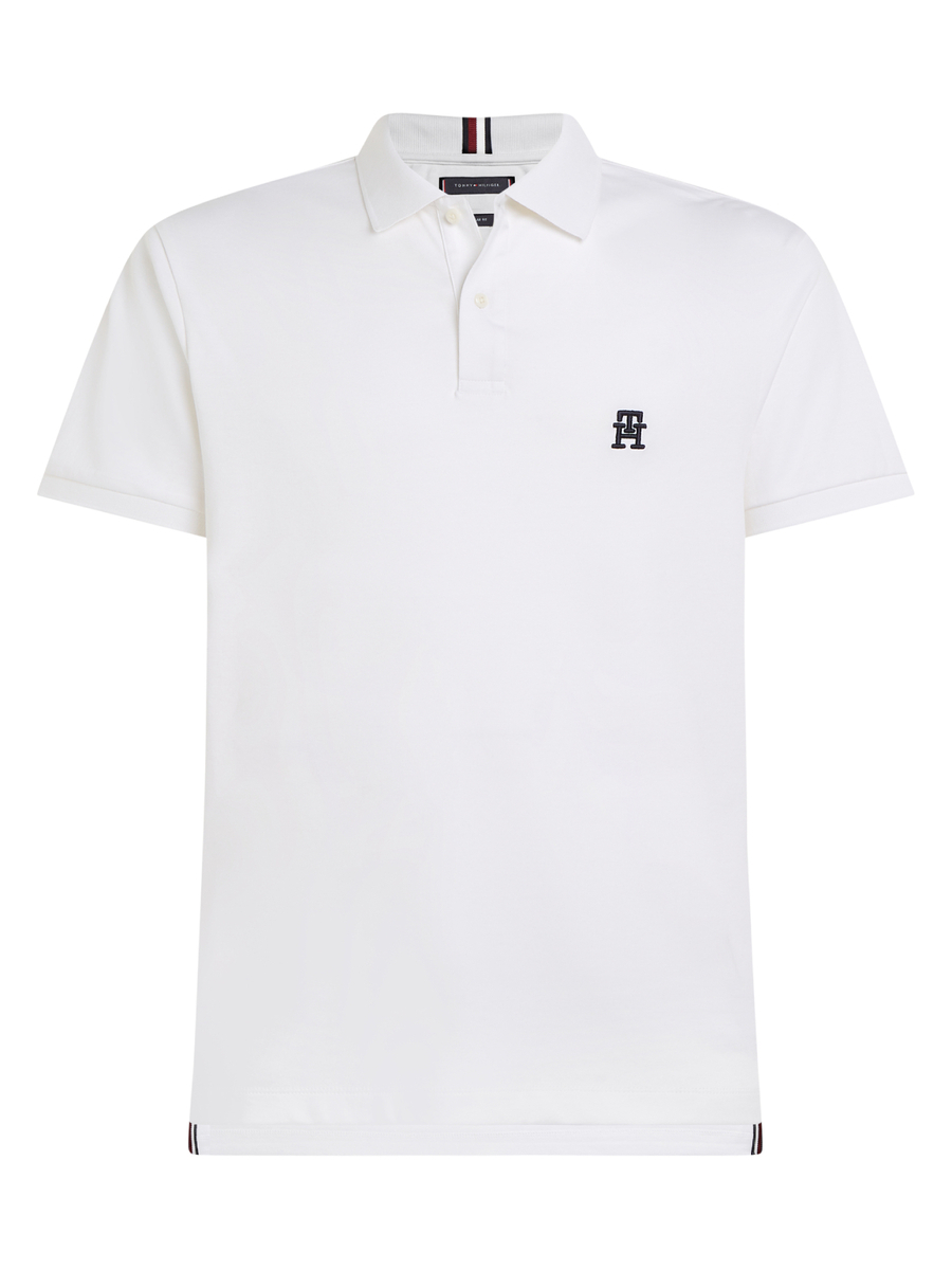 detail Tommy Hilfiger pánske biele polotričko