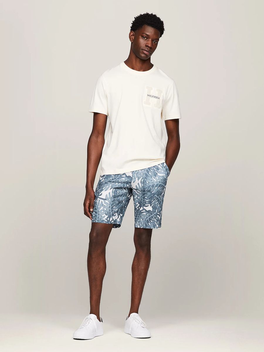 detail Tommy Hilfiger pánske ľanové šortky