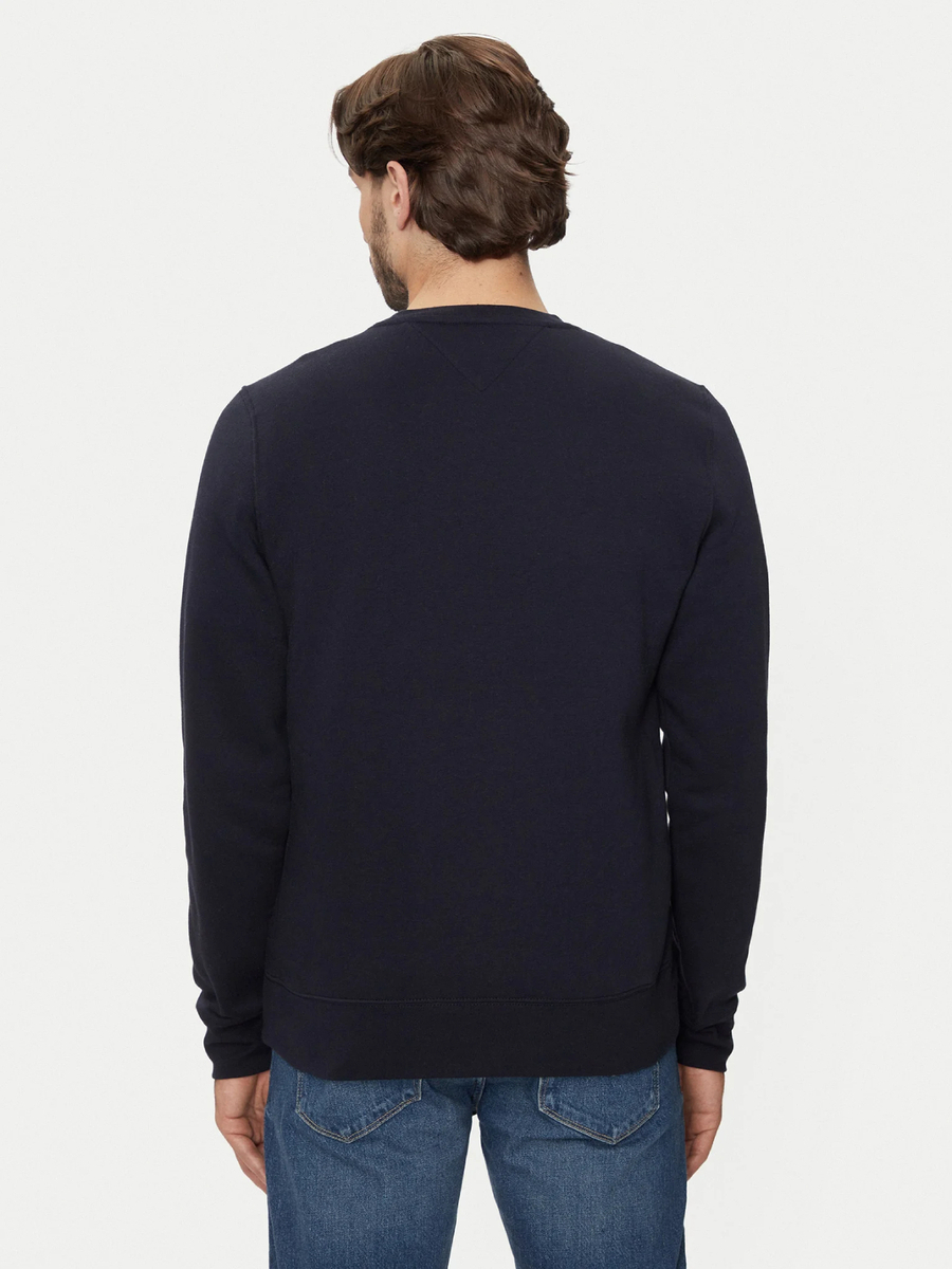 detail Tommy Hilfiger pánska tmavo modrá mikina 