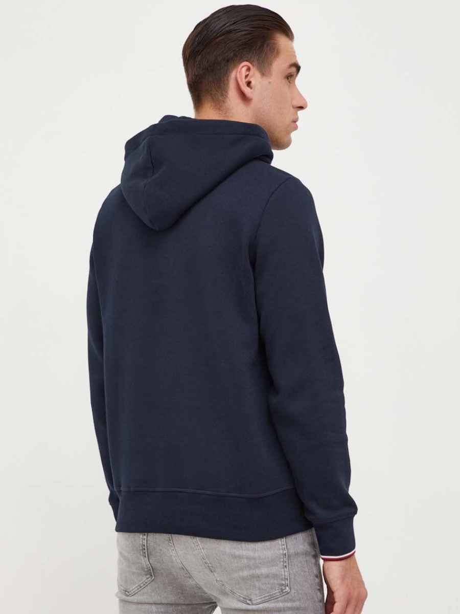 detail Tommy Hilfiger pánska tmavo modrá mikina