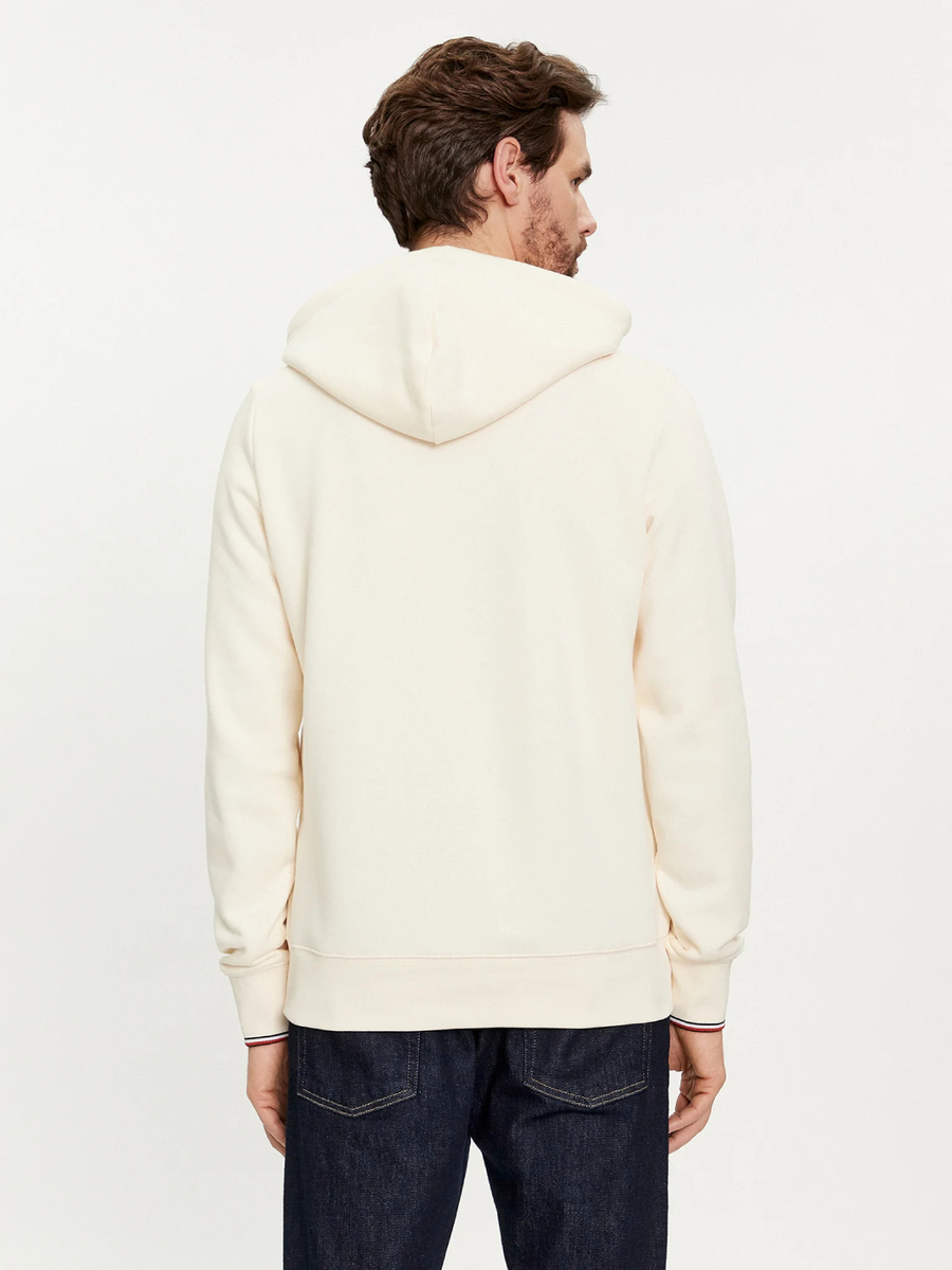 detail Tommy Hilfiger pánska krémová mikina