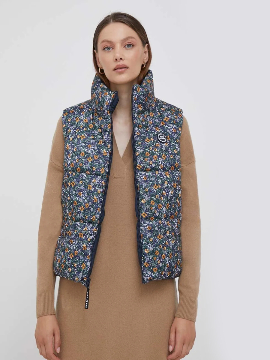 detail Pepe Jeans dámska obojstranná vesta