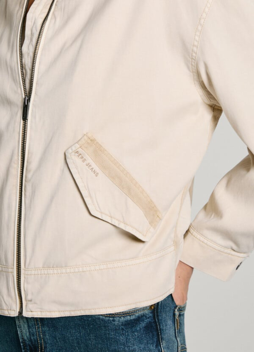 detail Pepe Jeans dámska béžová bunda