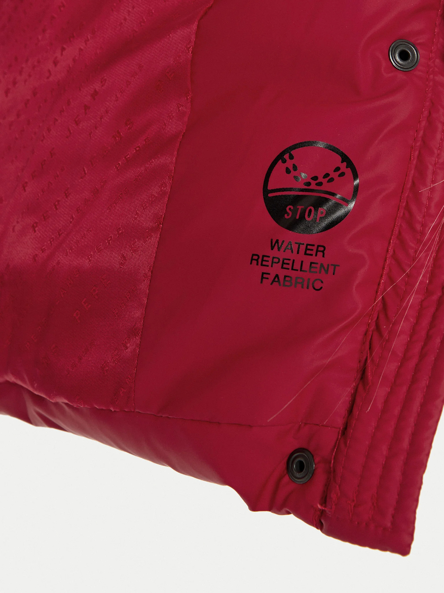 detail Pepe Jeans dámska červená bunda