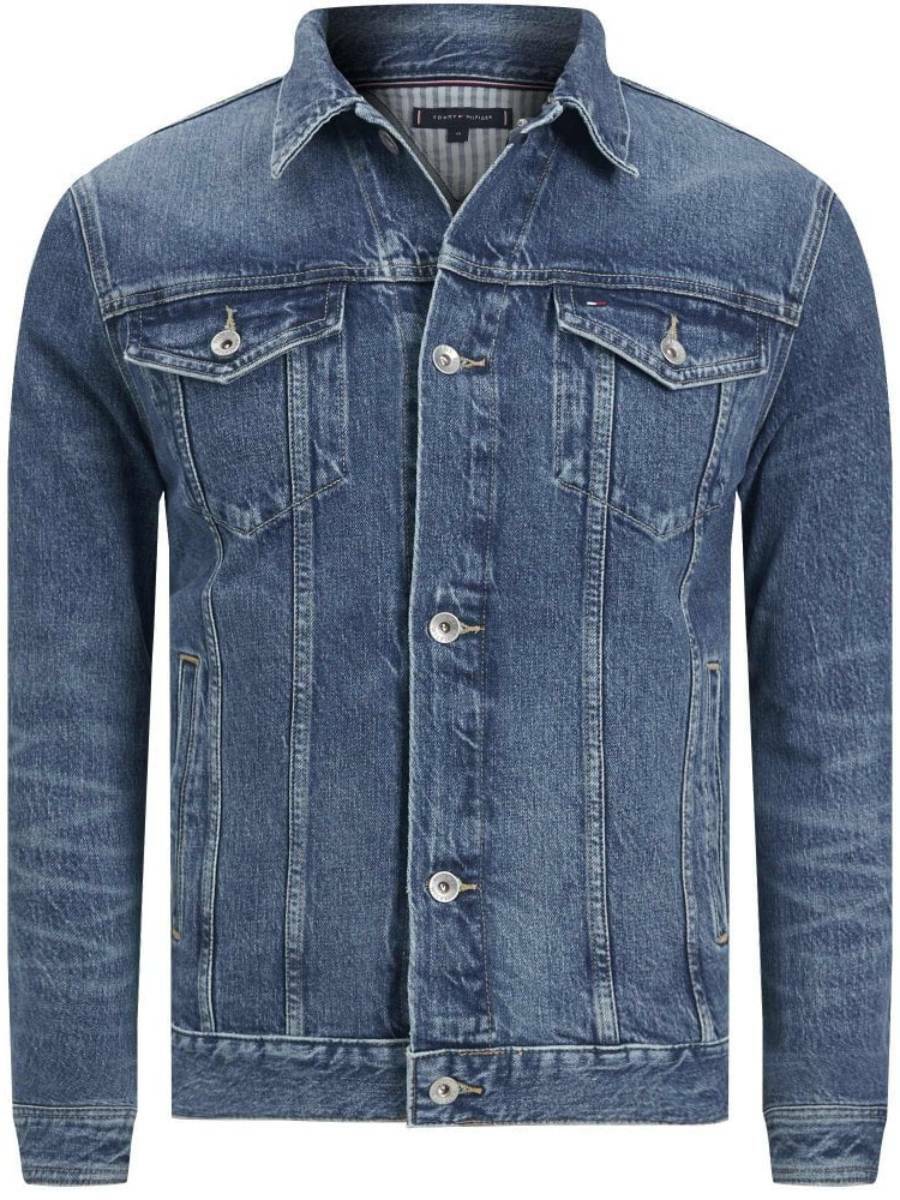 detail Tommy Hilfiger pánska džínsová bunda Trucker