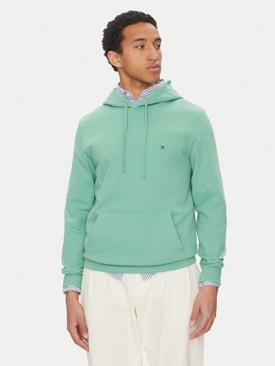 detail Tommy Hilfiger pánska zelená mikina