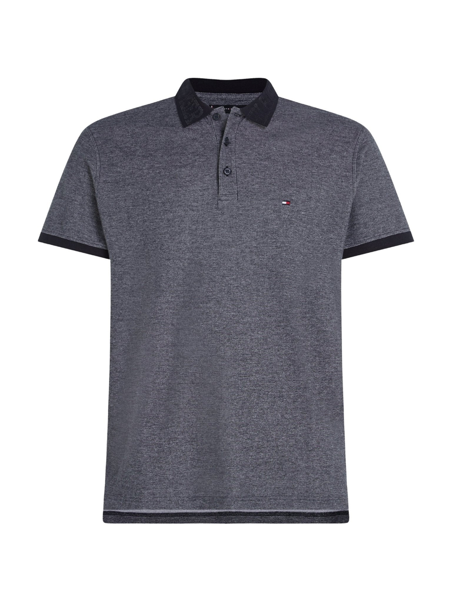 detail Tommy Hilfiger pánske tmavo modré polotričko