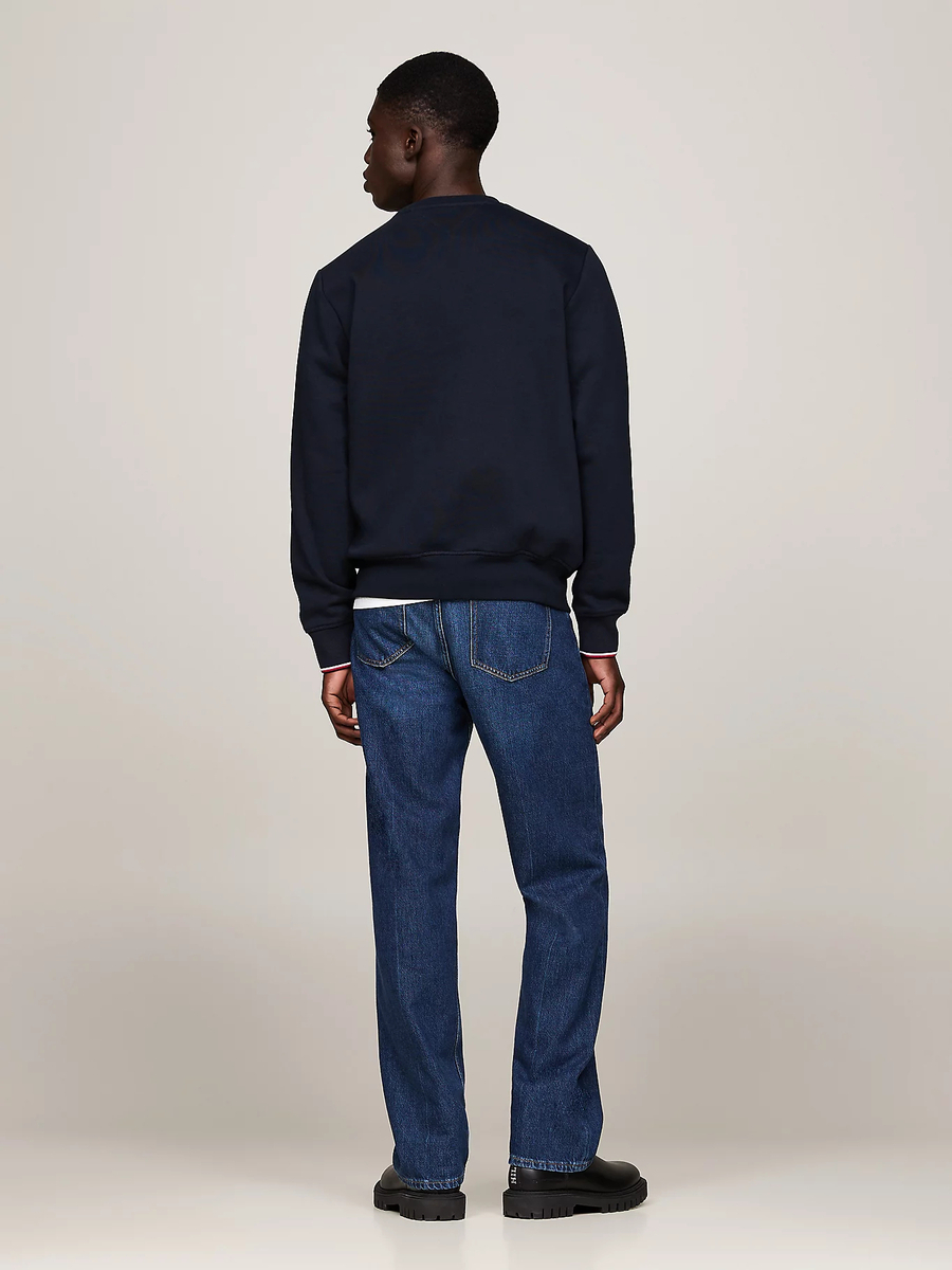 detail Tommy Hilfiger pánska tmavo modrá mikina