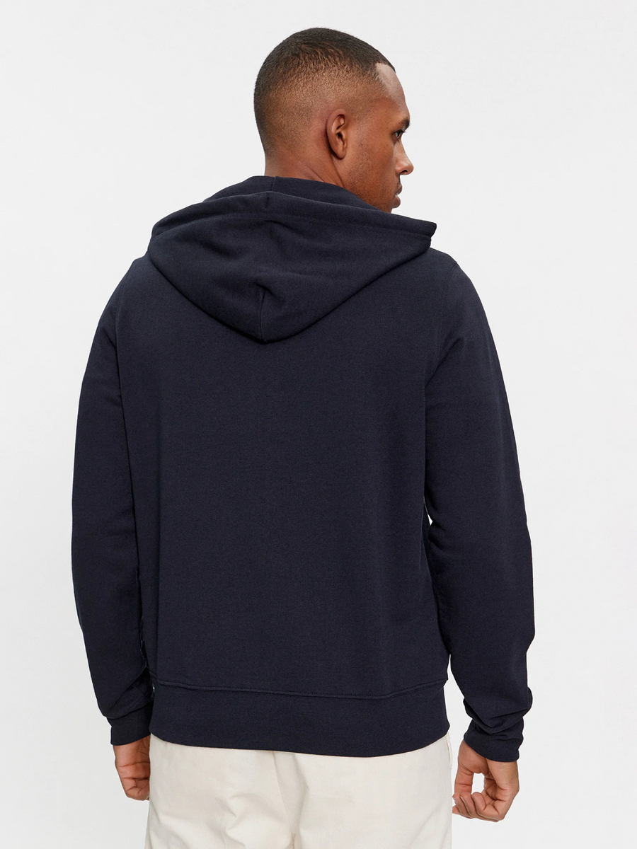 detail Tommy Hilfiger pánska tmavo modrá mikina Global