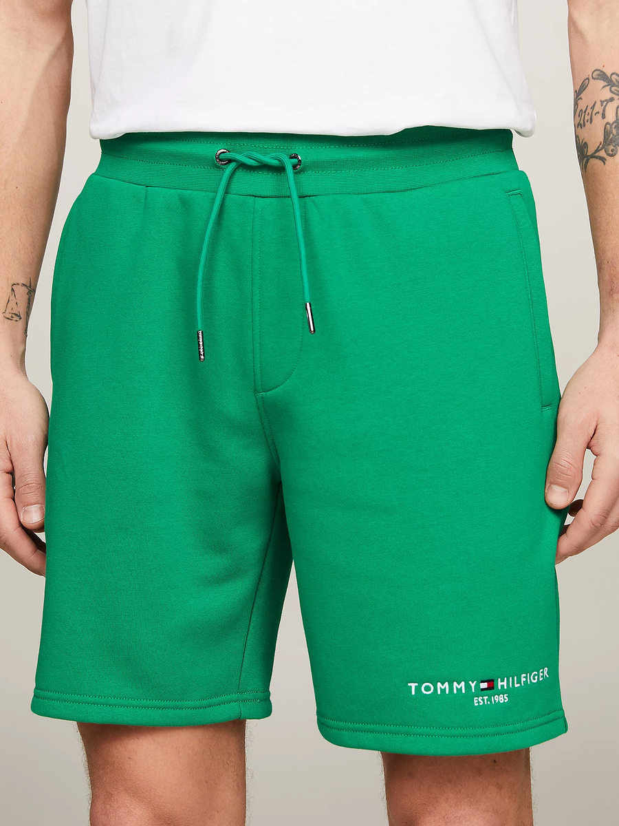 detail Tommy Hilfiger pánske zelené šortky