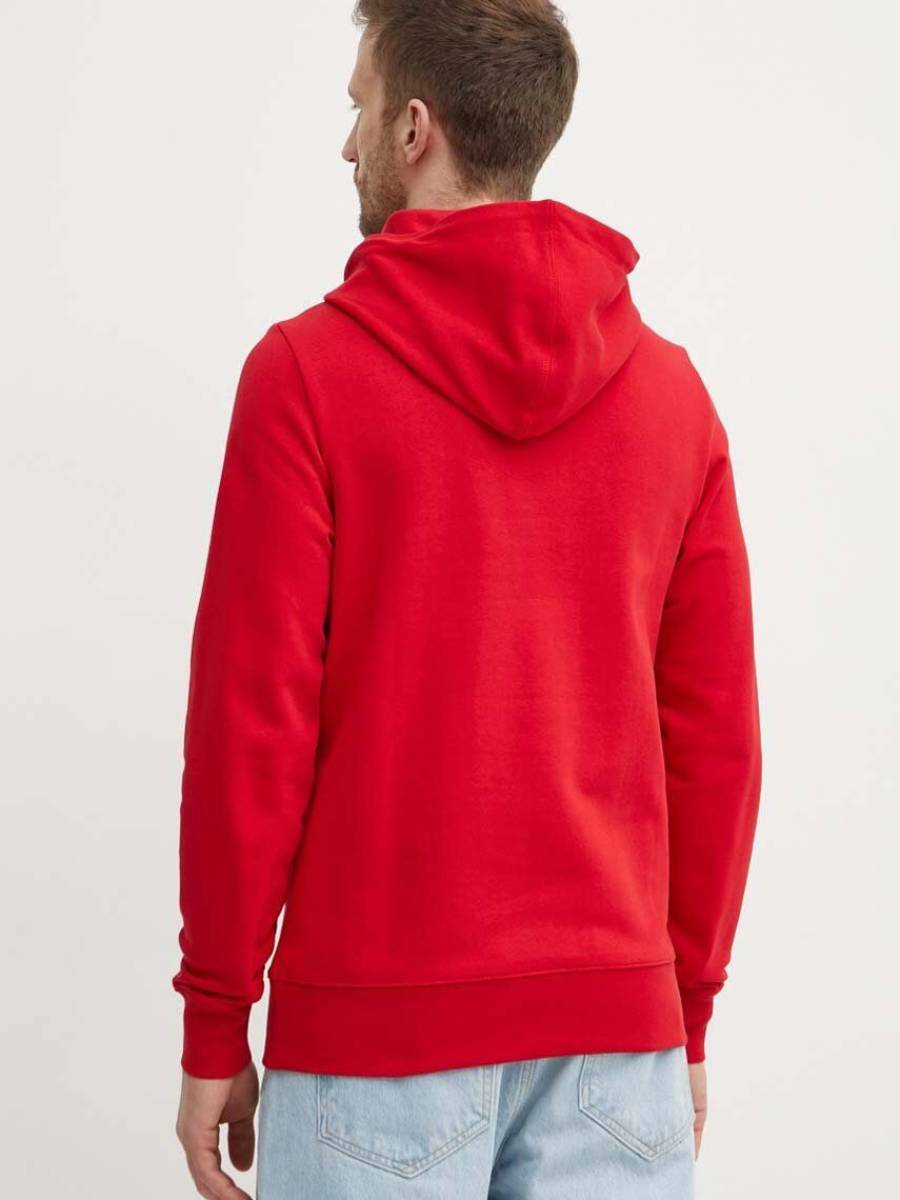 detail Tommy Hilfiger pánska červená mikina