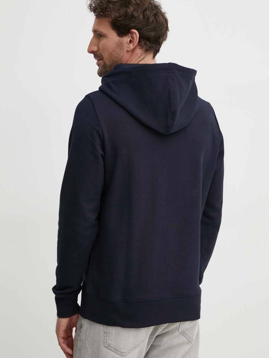 detail Tommy Hilfiger pánska tmavo modrá mikina