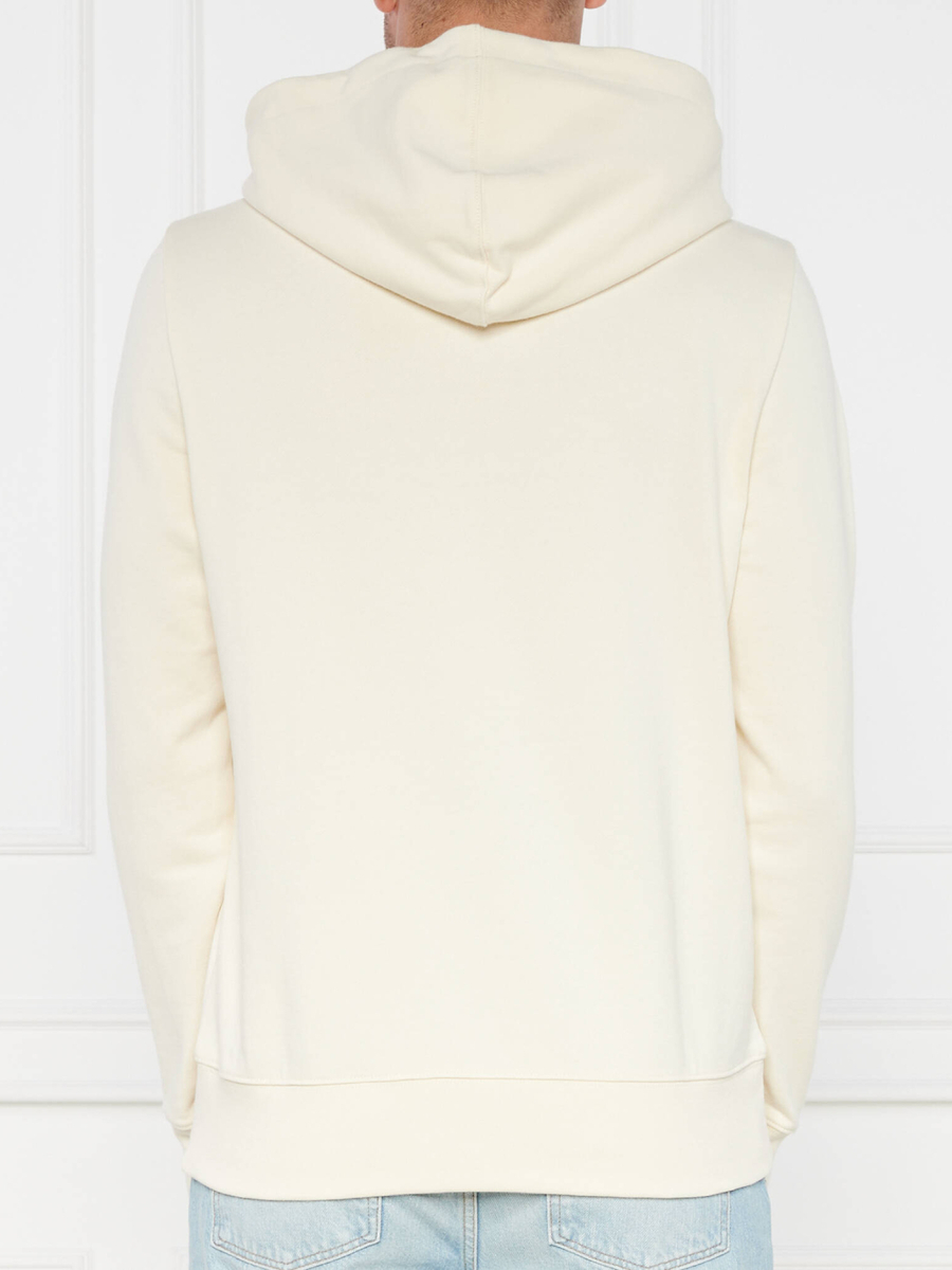 detail Tommy Hilfiger pánska krémová mikina