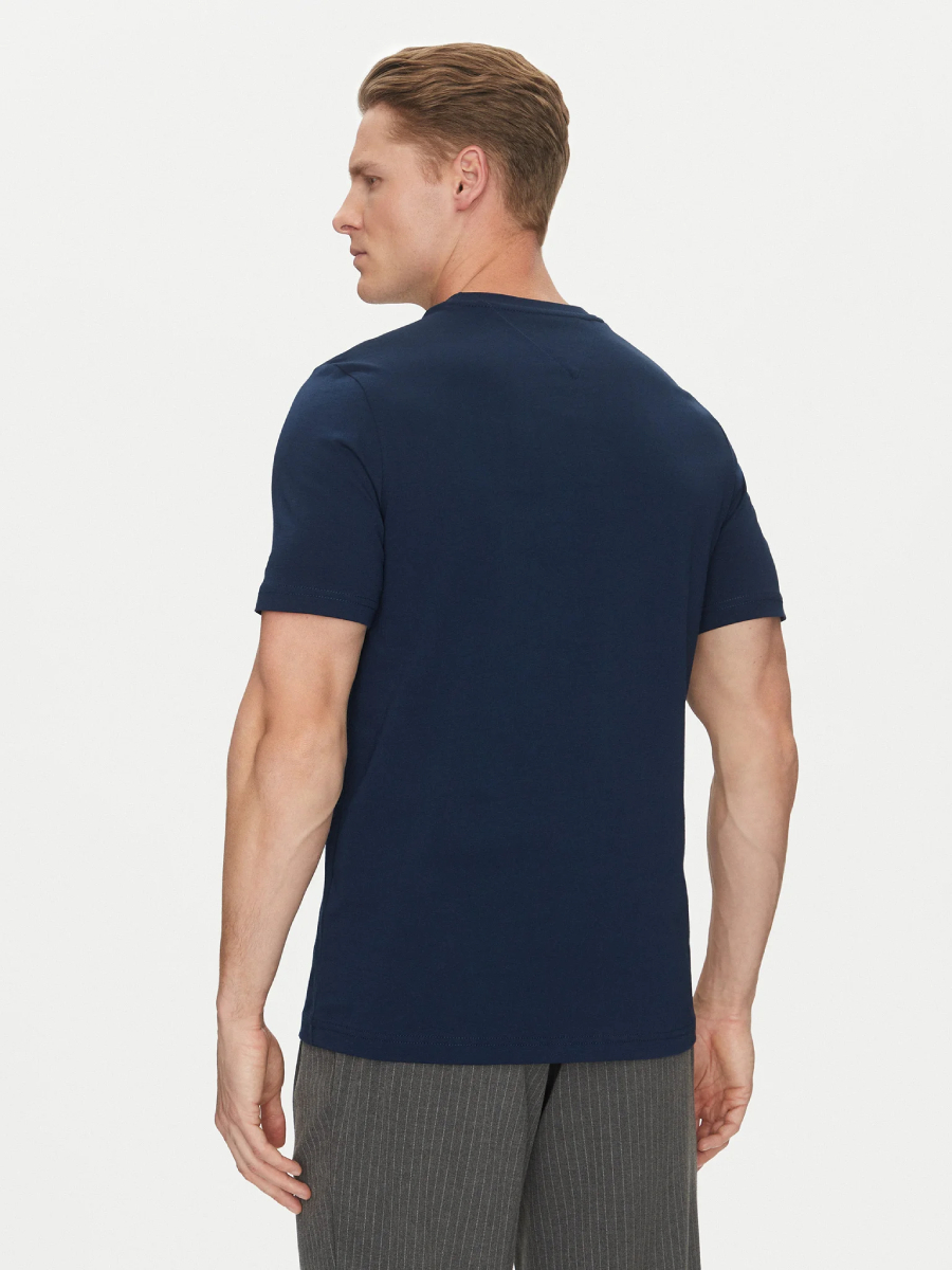 detail Tommy Hilfiger pánske tmavo modré tričko