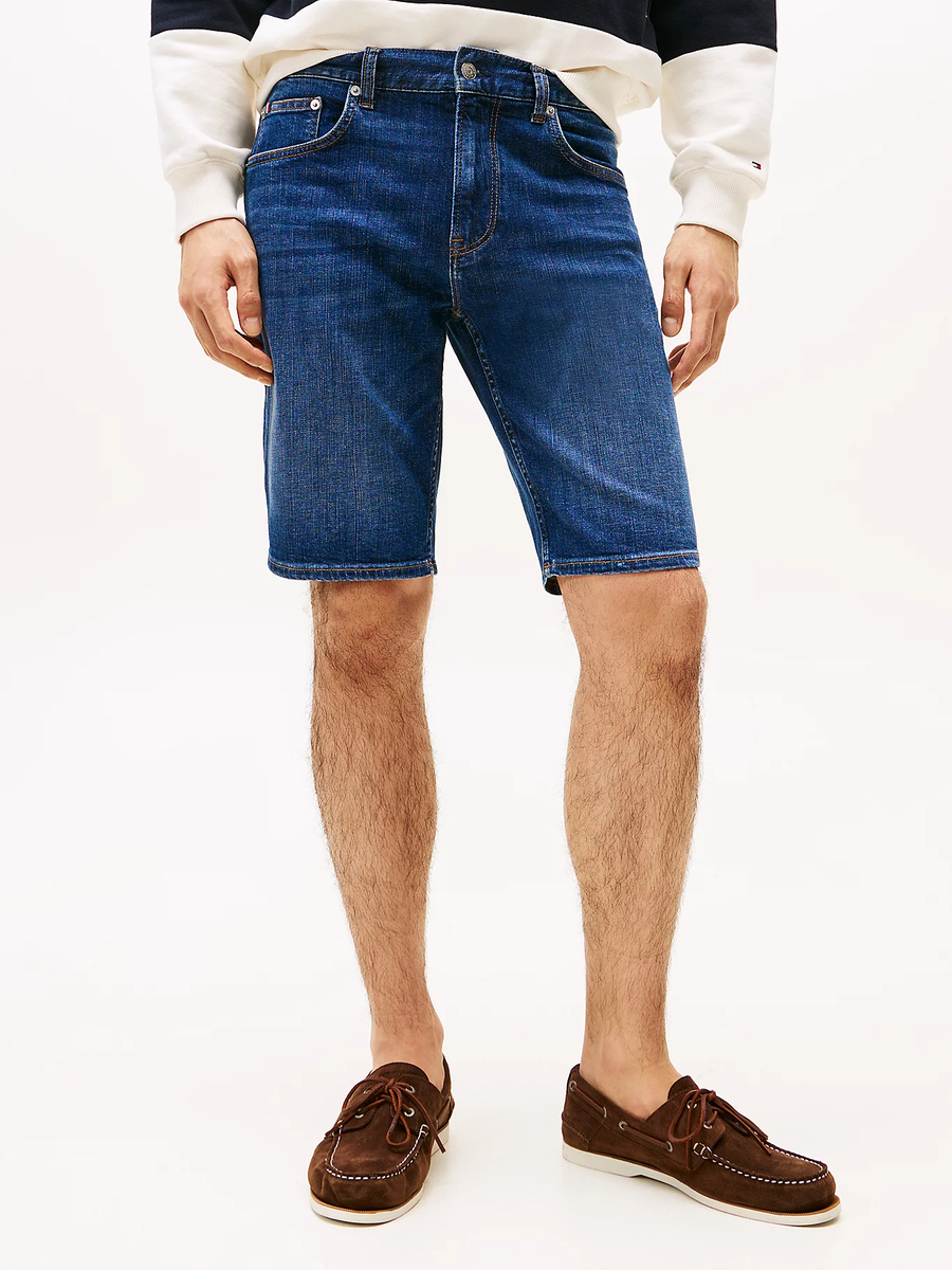detail Tommy Hilfiger pánske riflové šortky